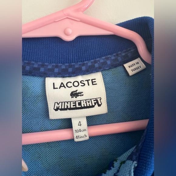 Lacoste Minecraft kids 4T - Picture 2 of 4